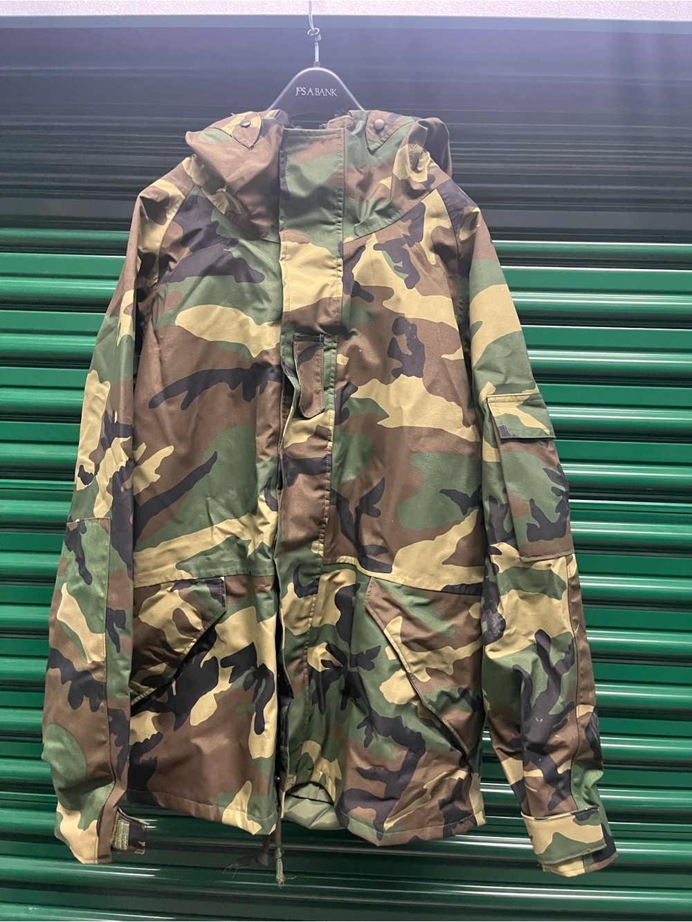 Camouflage Hooded Field Jacket - Green Camo